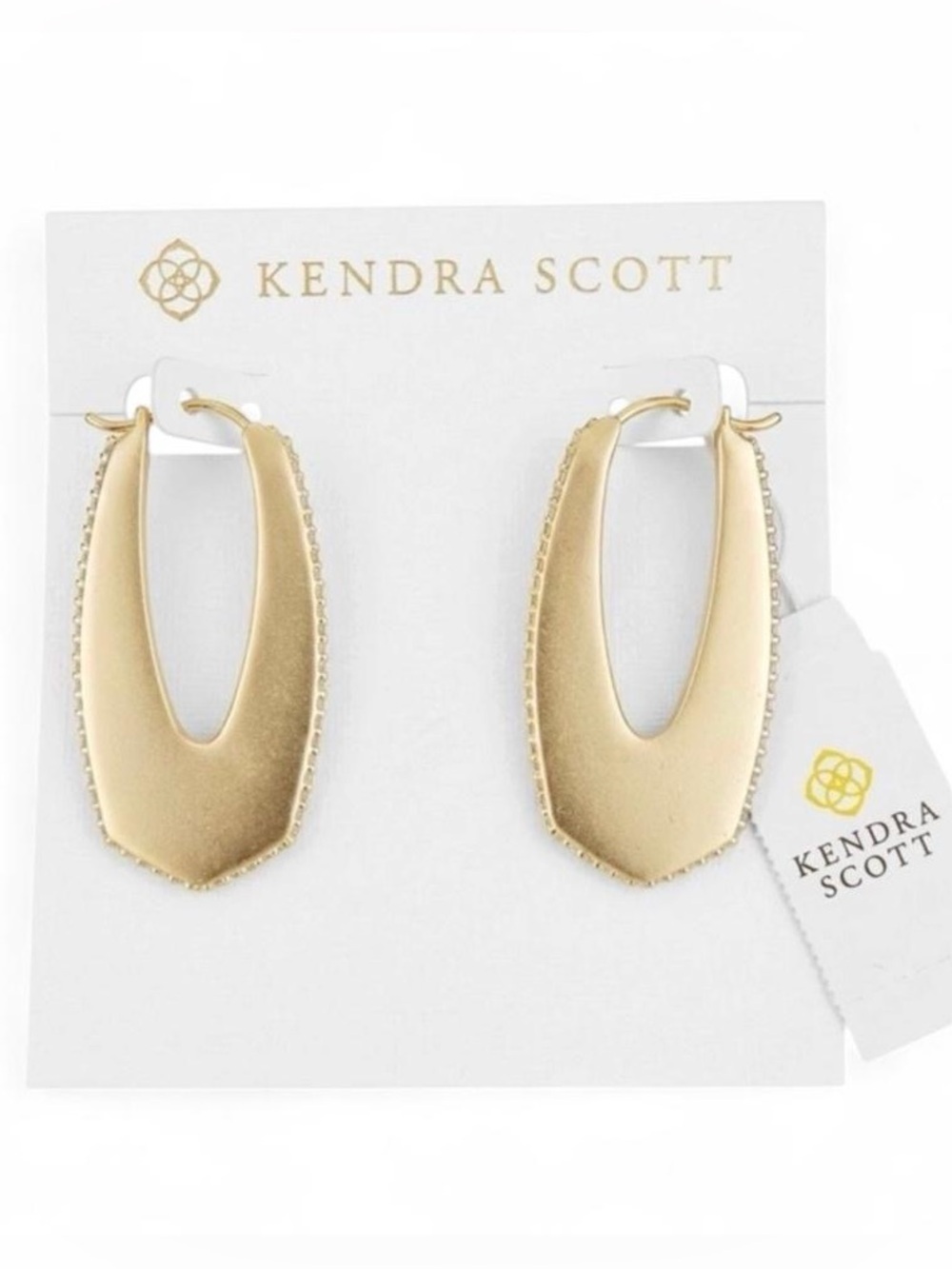 NWT Kendra Scott Pavé Hoop Earrings